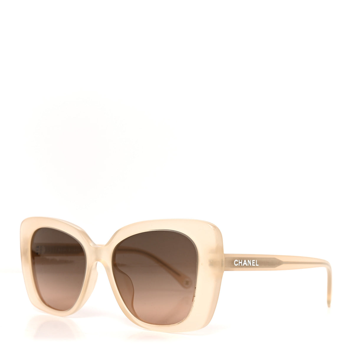 Acetate Rectangle Sunglasses 5504 Dark Beige