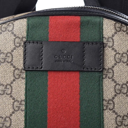 Gucci GG Supreme Monogram Web Dome Backpack Black 8 of 12