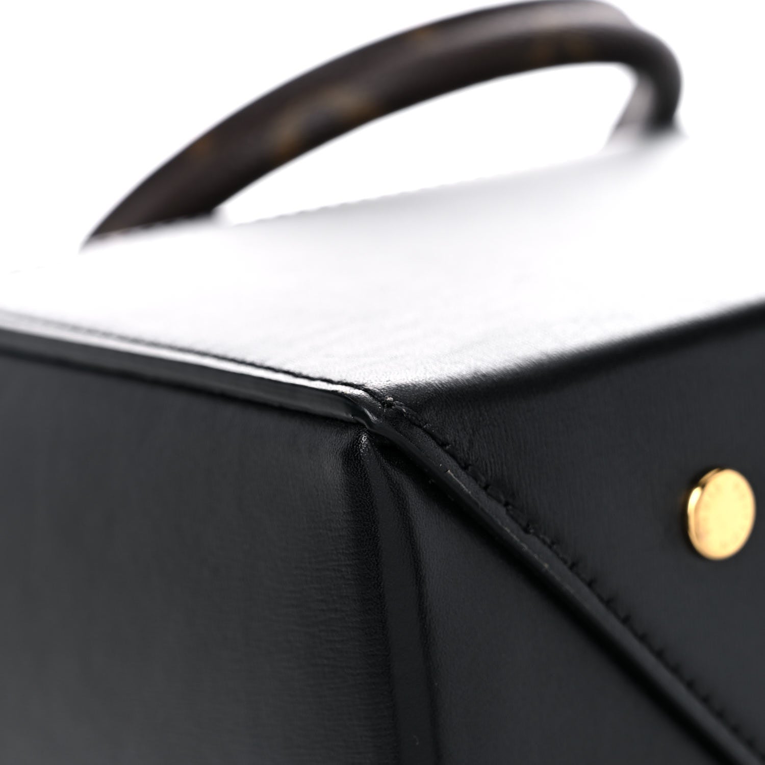 Louis Vuitton Calfskin Monogram Speedy Doctor 25 Black 16 of 33