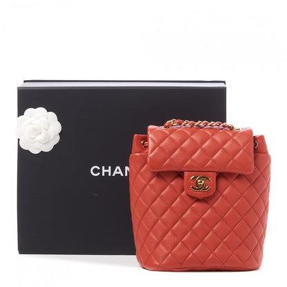 Chanel Calfskin Quilted Mini Urban Spirit Backpack Red 11 of 11