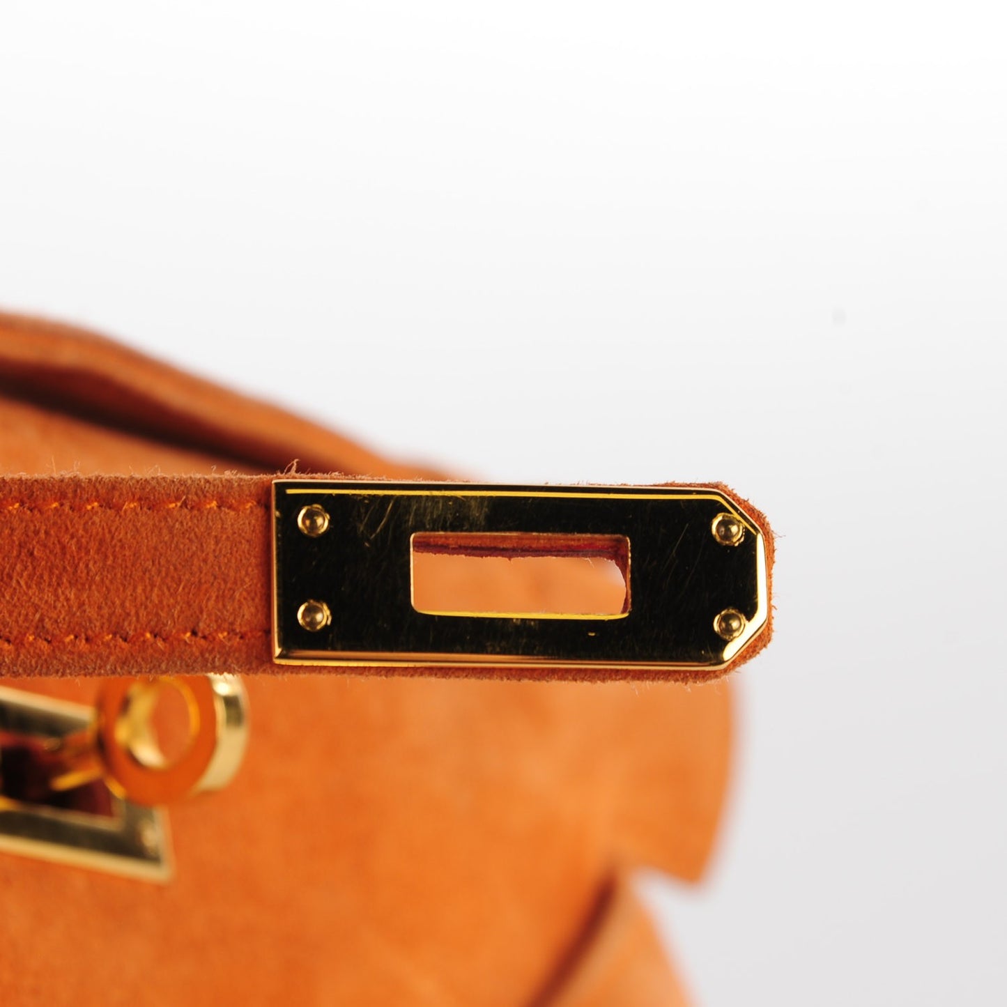 Veau Doblis Kelly Pochette Orange