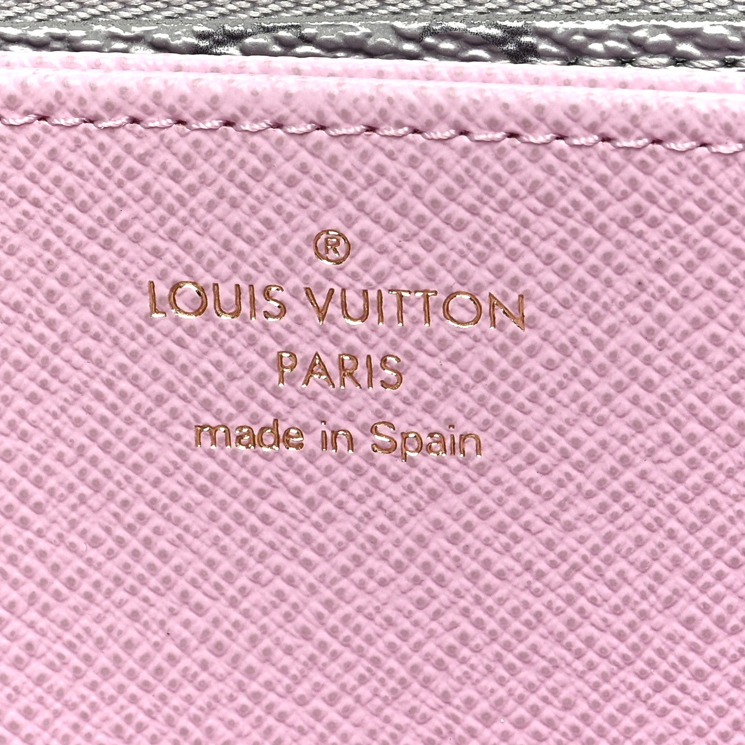 Louis Vuitton Metallic Monogram LV Garden Zippy Wallet Silver 6 of 6