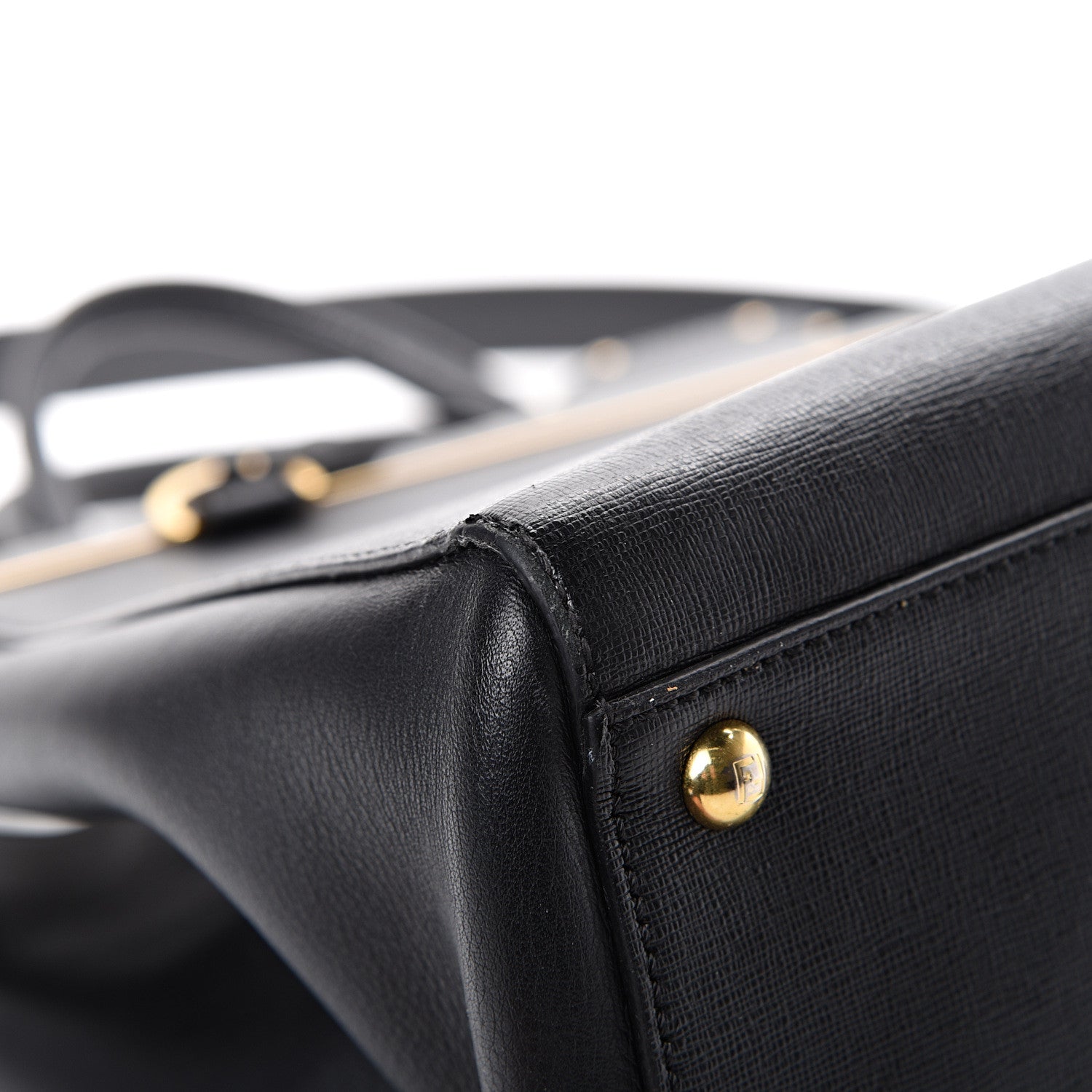 Fendi Vitello Elite Regular 2Jours Tote Black 7 of 11