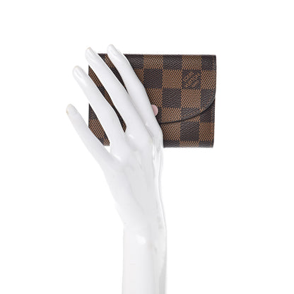 Louis Vuitton Damier Rosalie Coin Purse Rose Ballerine 2 of 9