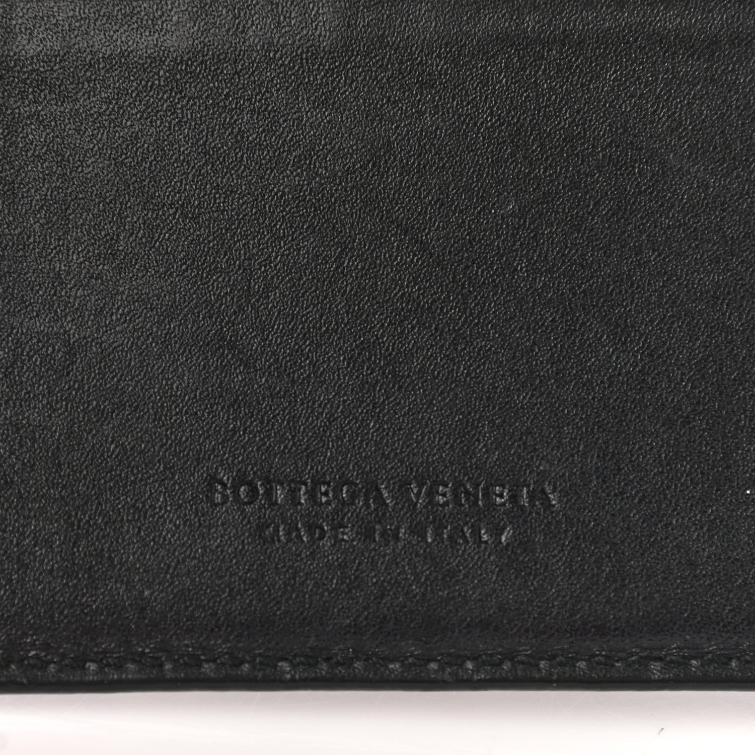 Bottega Veneta Nappa Intrecciato Bi-Fold Money Clip Wallet Black 6 of 10