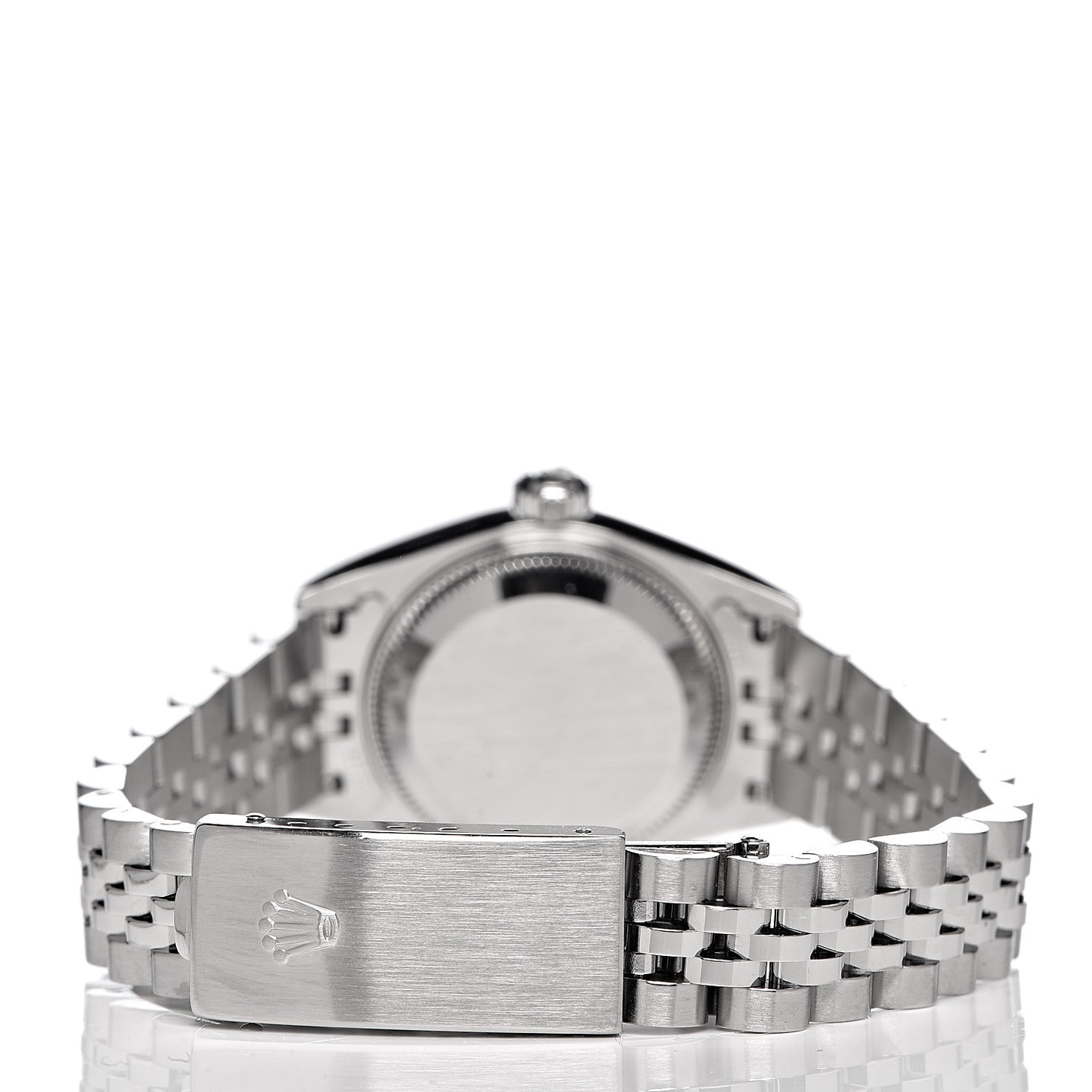 Stainless Steel 18K White Gold Diamond 26mm Oyster Perpetual Datejust Watch Silver Jubilee 79174