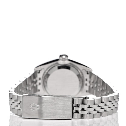 Rolex Stainless Steel 18K White Gold Diamond 26mm Oyster Perpetual Datejust Watch Silver Jubilee 79174 4 of 8