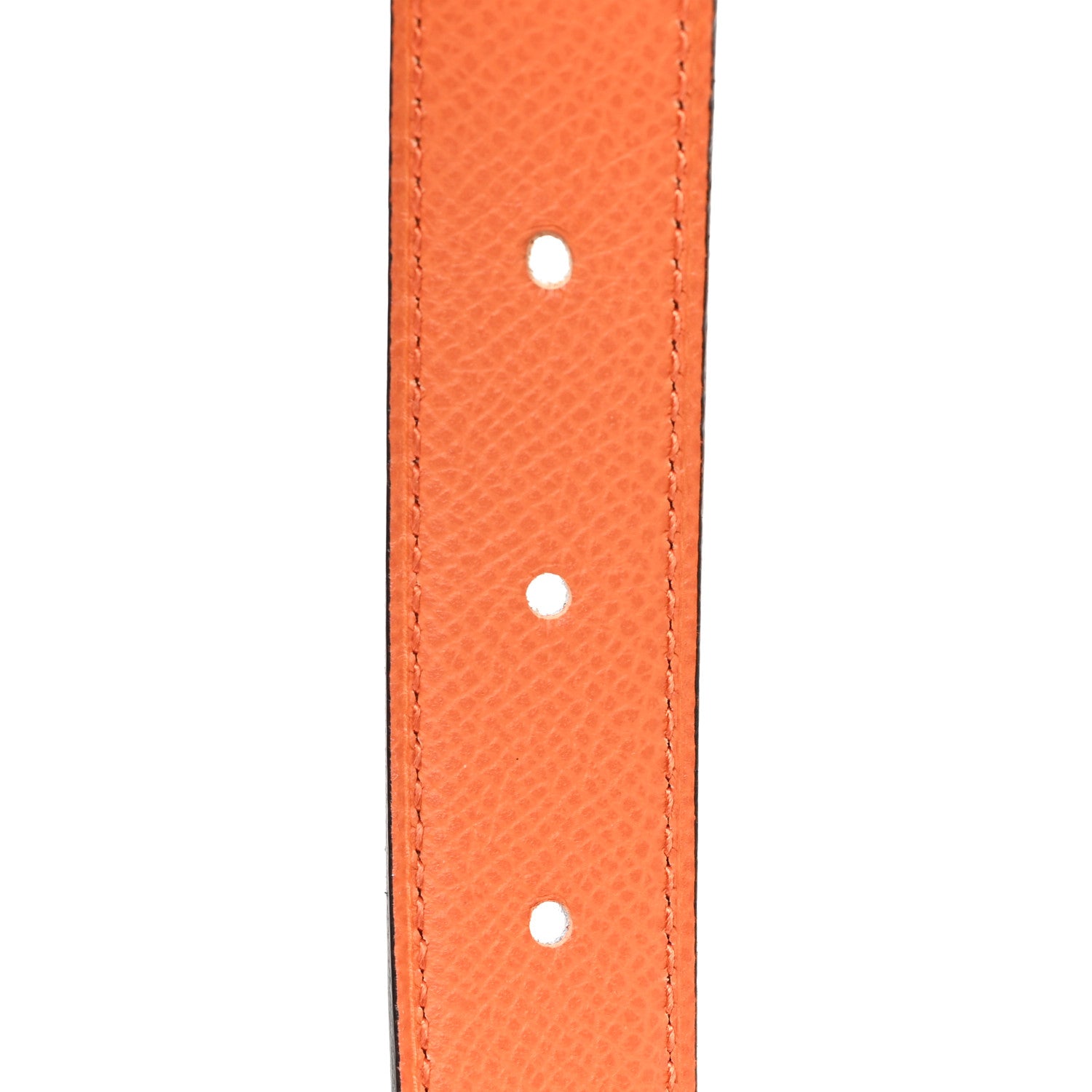 Hermes Epsom Swift 24mm Belt Strap 80 32 Orange Nata 4 of 6