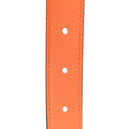 Hermes Epsom Swift 24mm Belt Strap 80 32 Orange Nata 4 of 6
