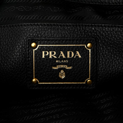 Prada Vitello Daino Shopping Tote Black 6 of 11