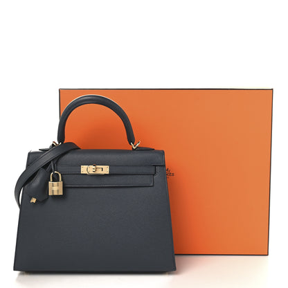 Hermes Epsom Kelly Sellier 25 Gris Misty 11 of 11