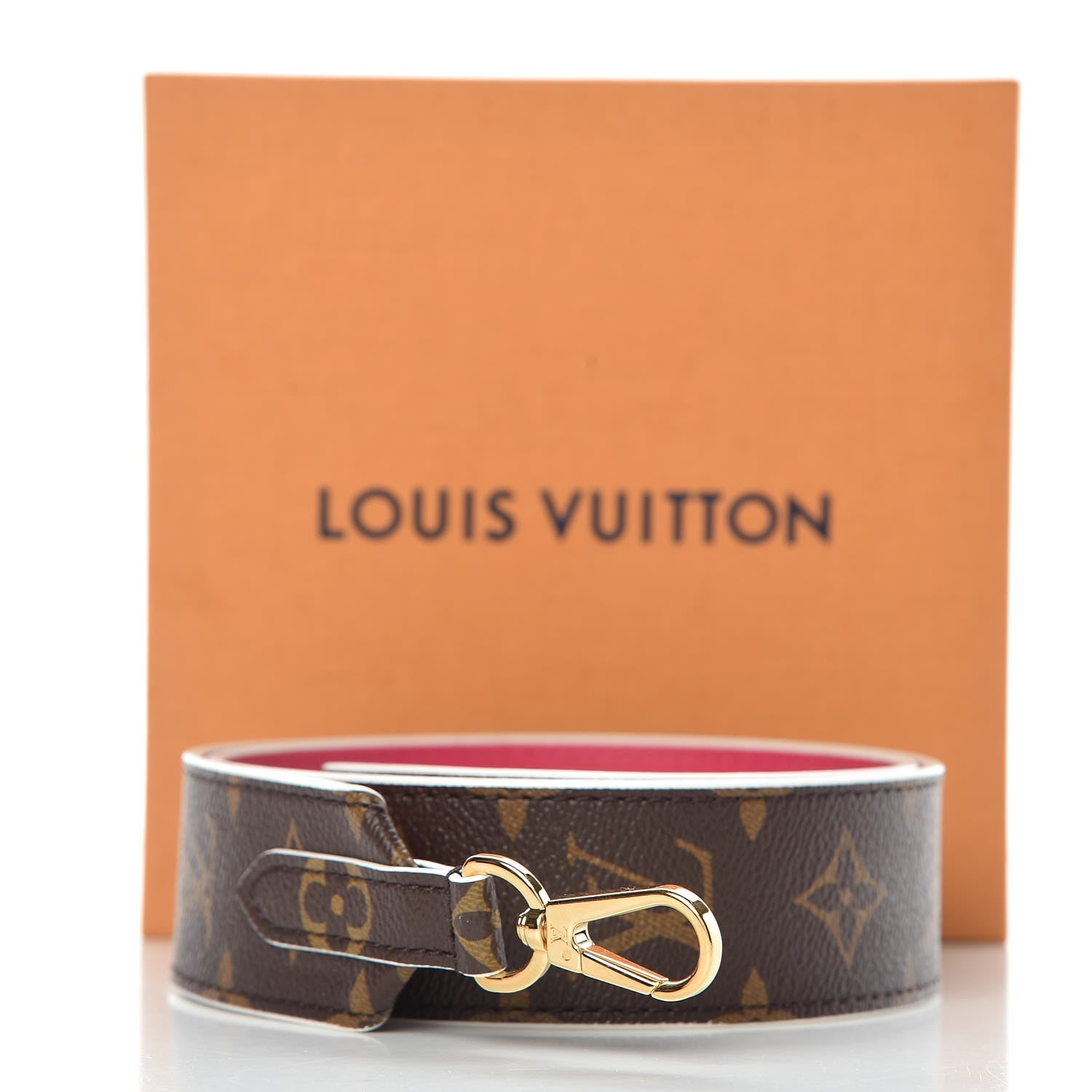 Louis Vuitton Monogram Bandouliere Shoulder Strap Hot Pink 5 of 6