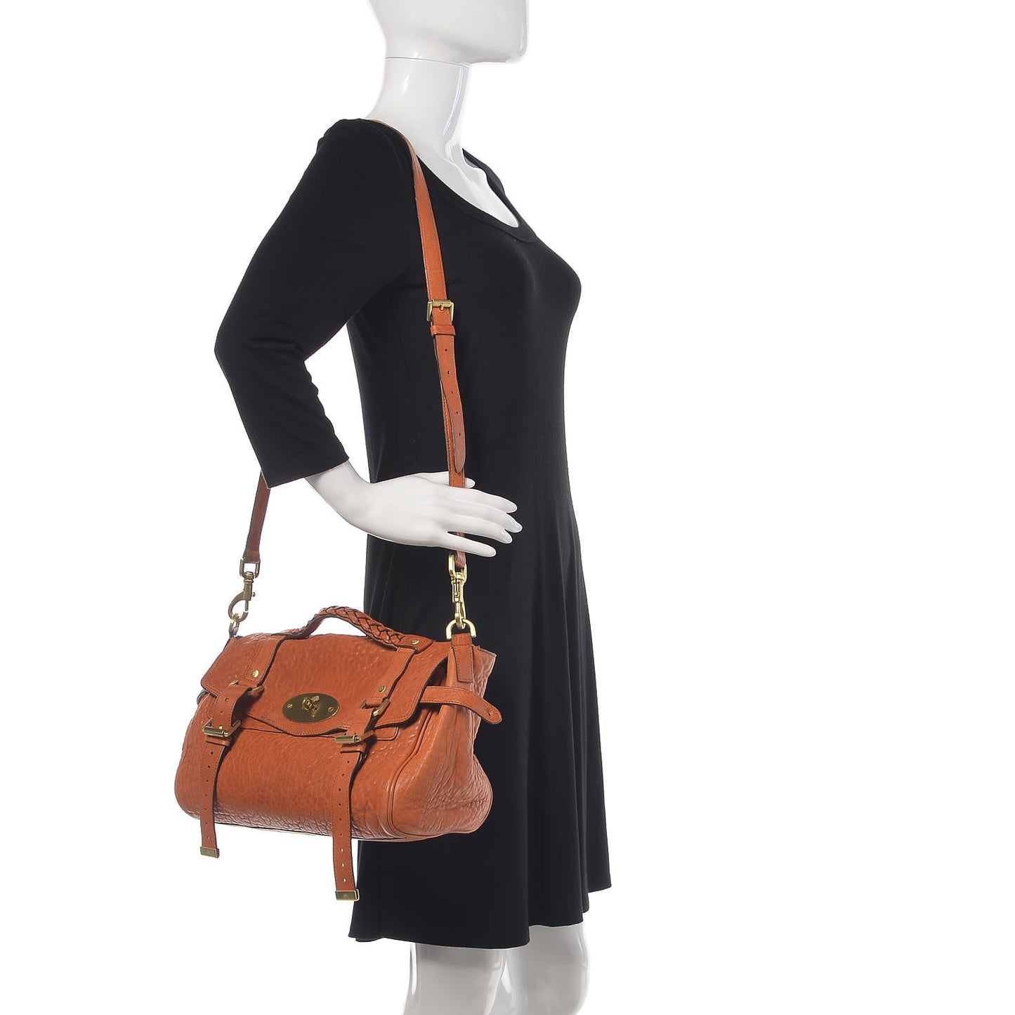 Large Grain Nappa Medium Alexa Pumpkin