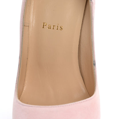 Christian Louboutin Veau Velours Pigalle Follies 120 Pumps 39.5 Ronsard 9 of 14