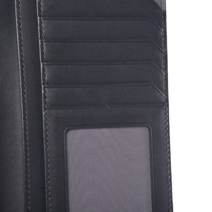 MCM Calfskin Bifold Long Wallet Phantom Gray 8 of 9