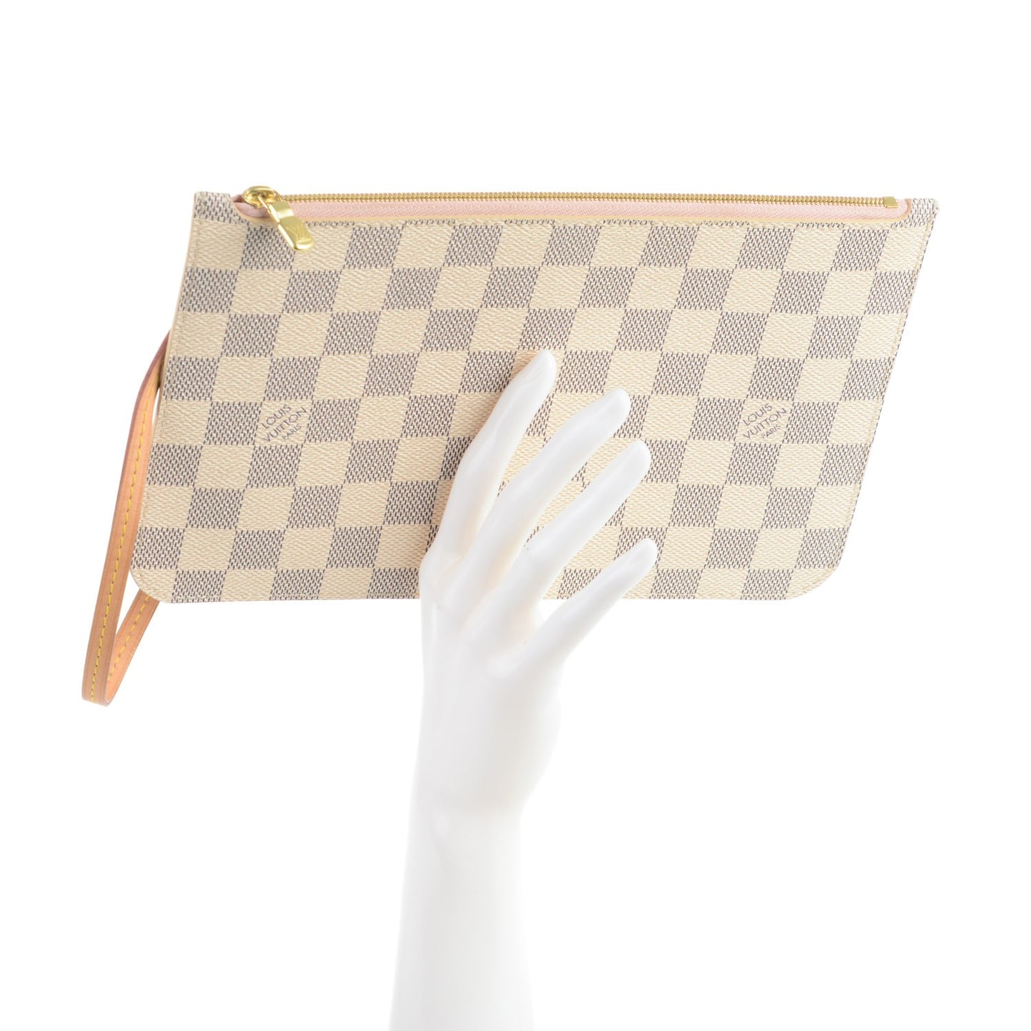Damier Azur Neverfull MM GM Pochette Rose Ballerine