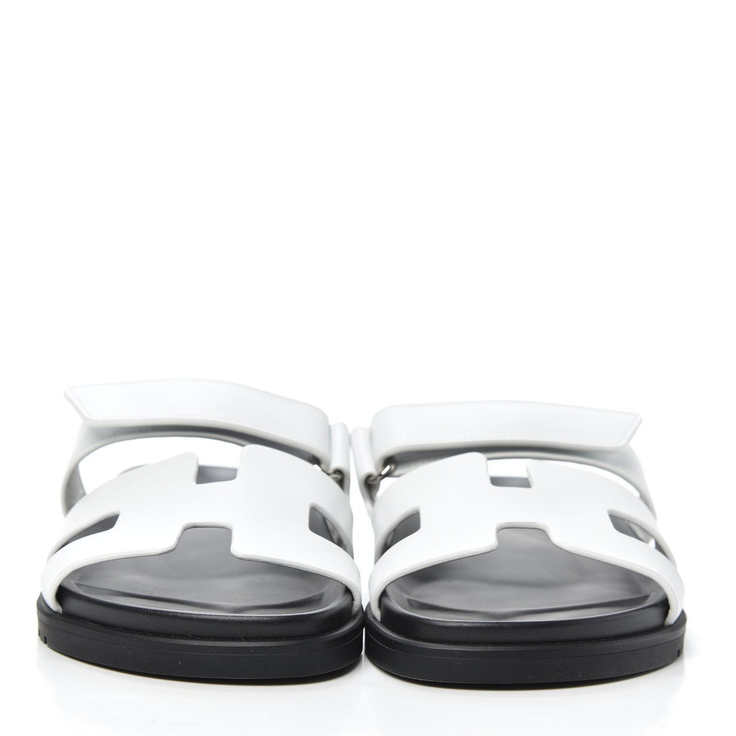 Calfskin Womens Chypre Sandals 40 White