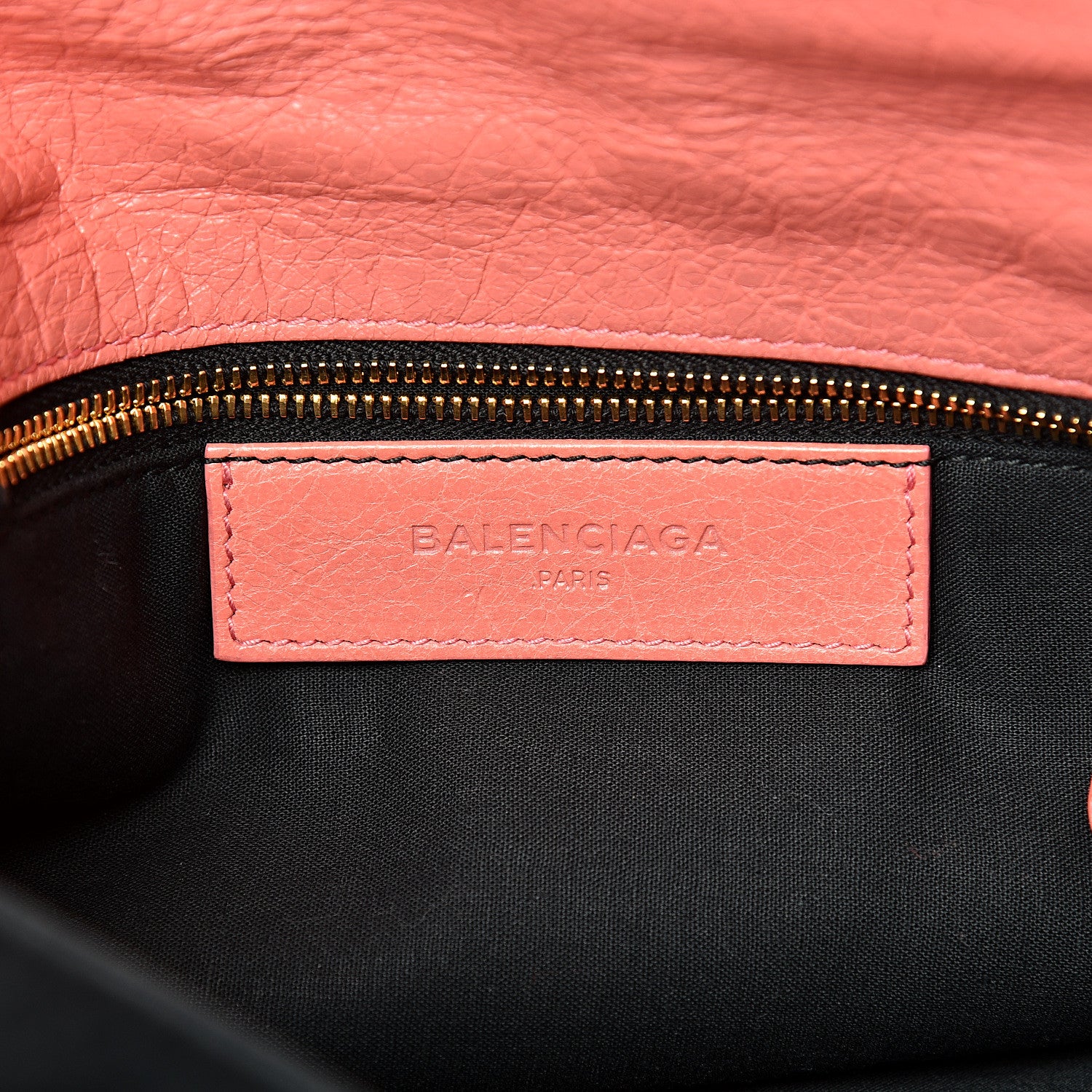 Balenciaga Agneau Giant 12 Gold Hardware Envelope Strap Clutch Rose Azalee 6 of 18