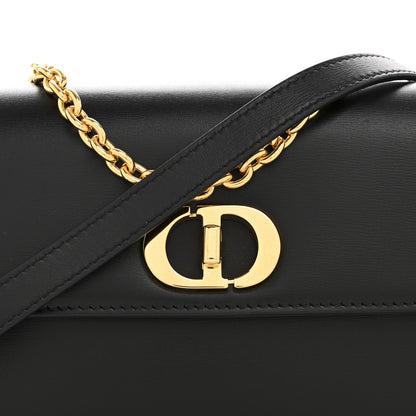 Christian Dior Box Calfskin 30 Montaigne Avenue East West Mini Bag Black 8 of 13