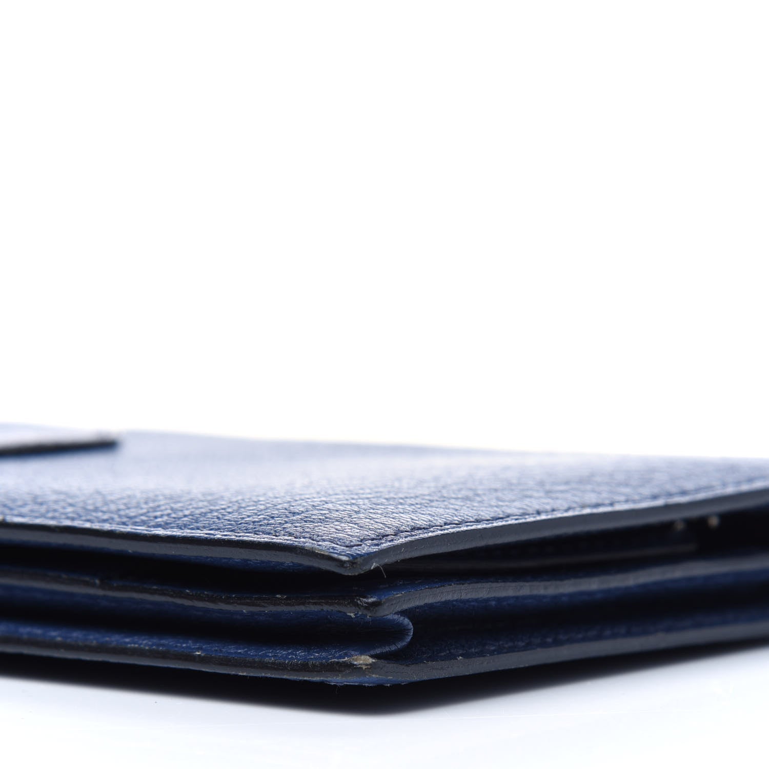 Hermes Chevre Mysore Bearn Gusset Wallet Bleu Saphir 15 of 17