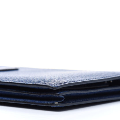 Hermes Chevre Mysore Bearn Gusset Wallet Bleu Saphir 15 of 17
