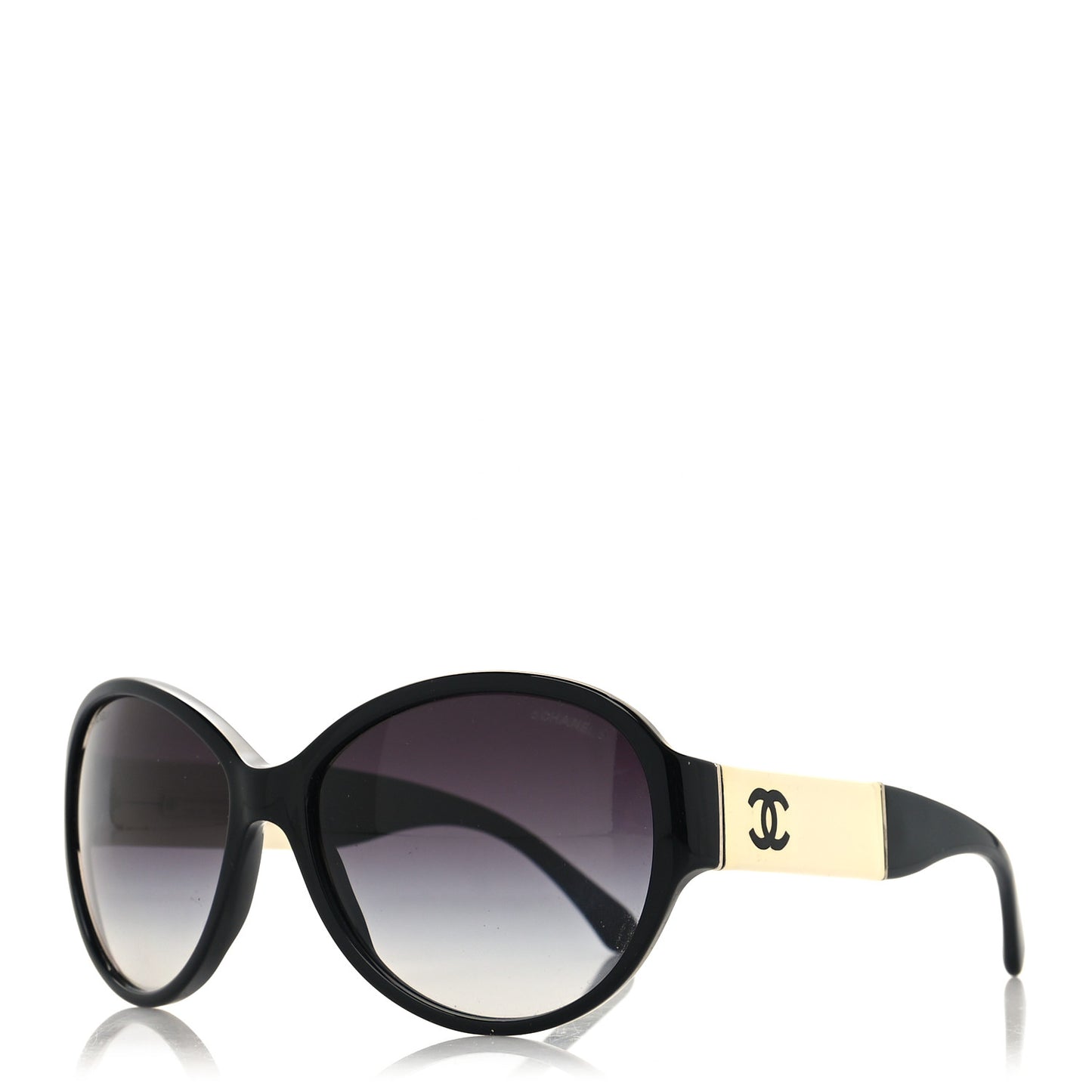 Acetate CC Sunglasses 5229Q Black White