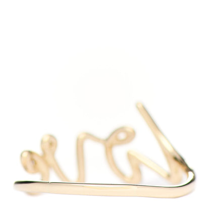Tiffany 18K Yellow Gold Paloma's Graffiti Love Ring 60 9 3 of 6