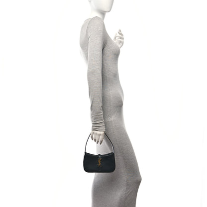 Saint Laurent Smooth Calfskin Le 5 A 7 Mini Hobo Black 2 of 9