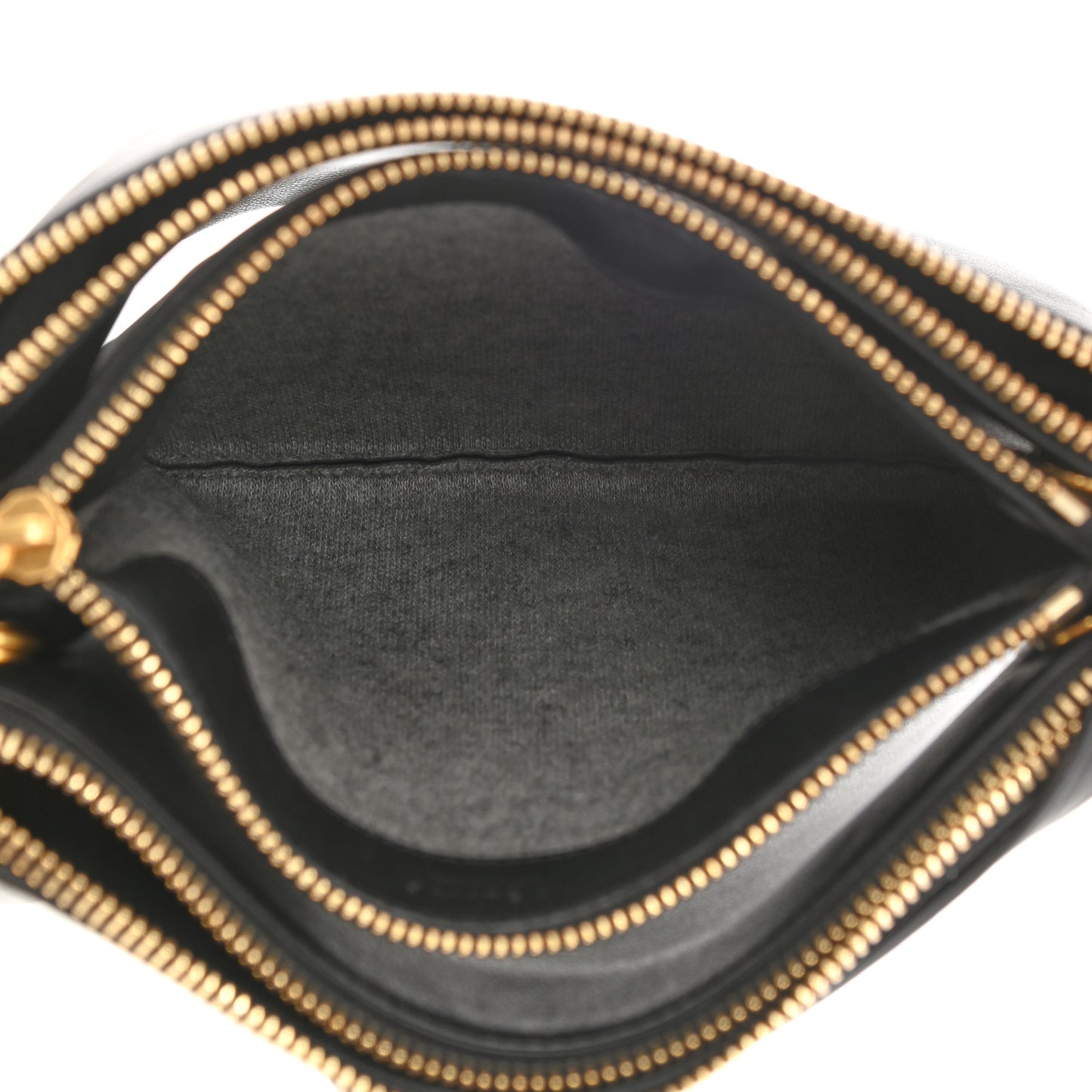 Lambskin Small Trio Crossbody Bag Black