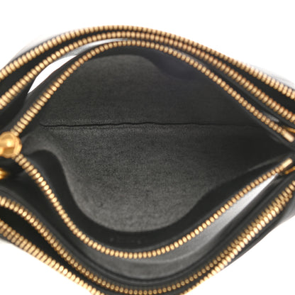 Celine Lambskin Small Trio Crossbody Bag Black 5 of 9