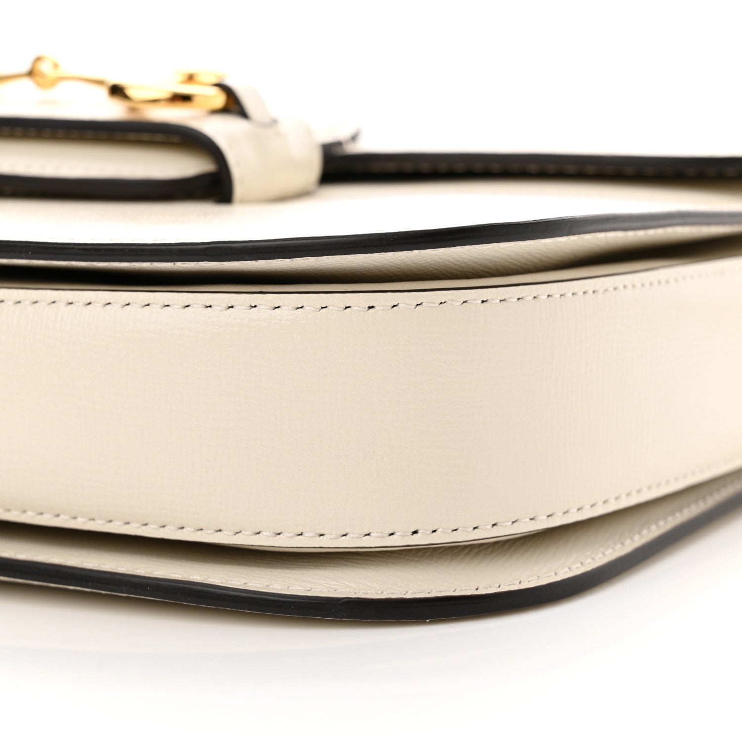 Gucci Azalea Calfskin Horsebit 1955 Shoulder Bag Mystic White 10 of 10