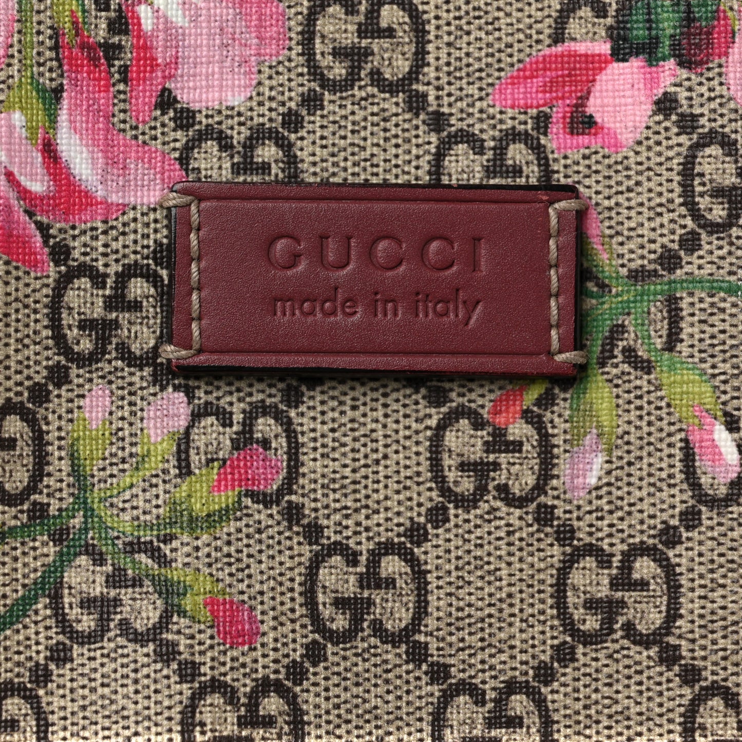 Soft GG Supreme Monogram Blooms Vertical Tote Beige Multicolor Dry Rose