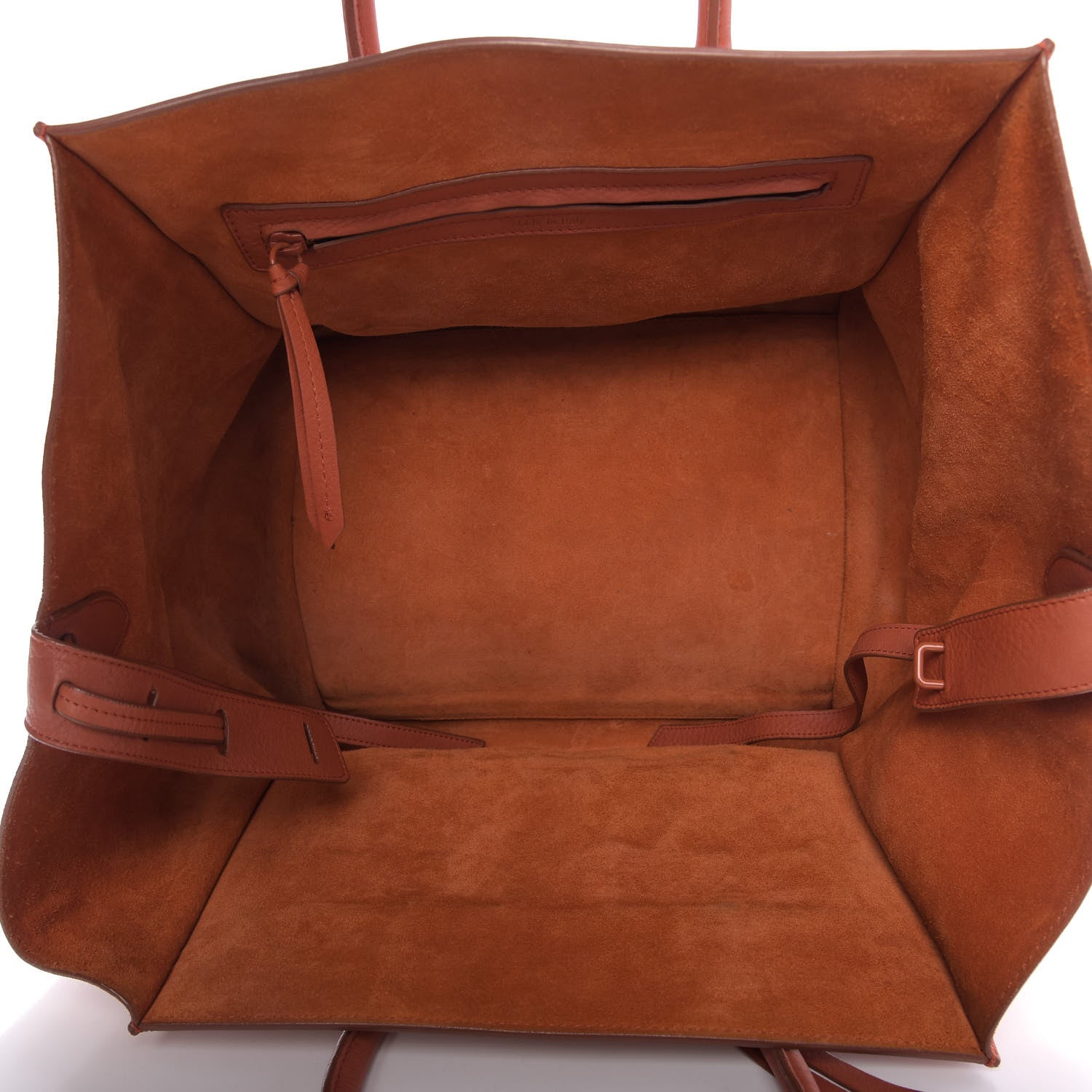 Celine Supple Calfskin Medium Phantom Luggage Orange 5 of 10