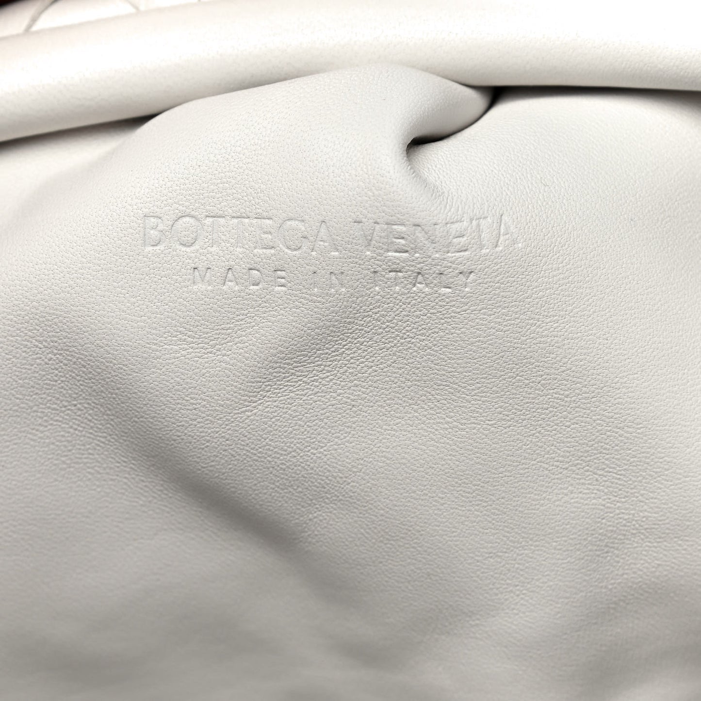 Nappa Maxi Intreccio The Pouch Oversized Clutch Plaster