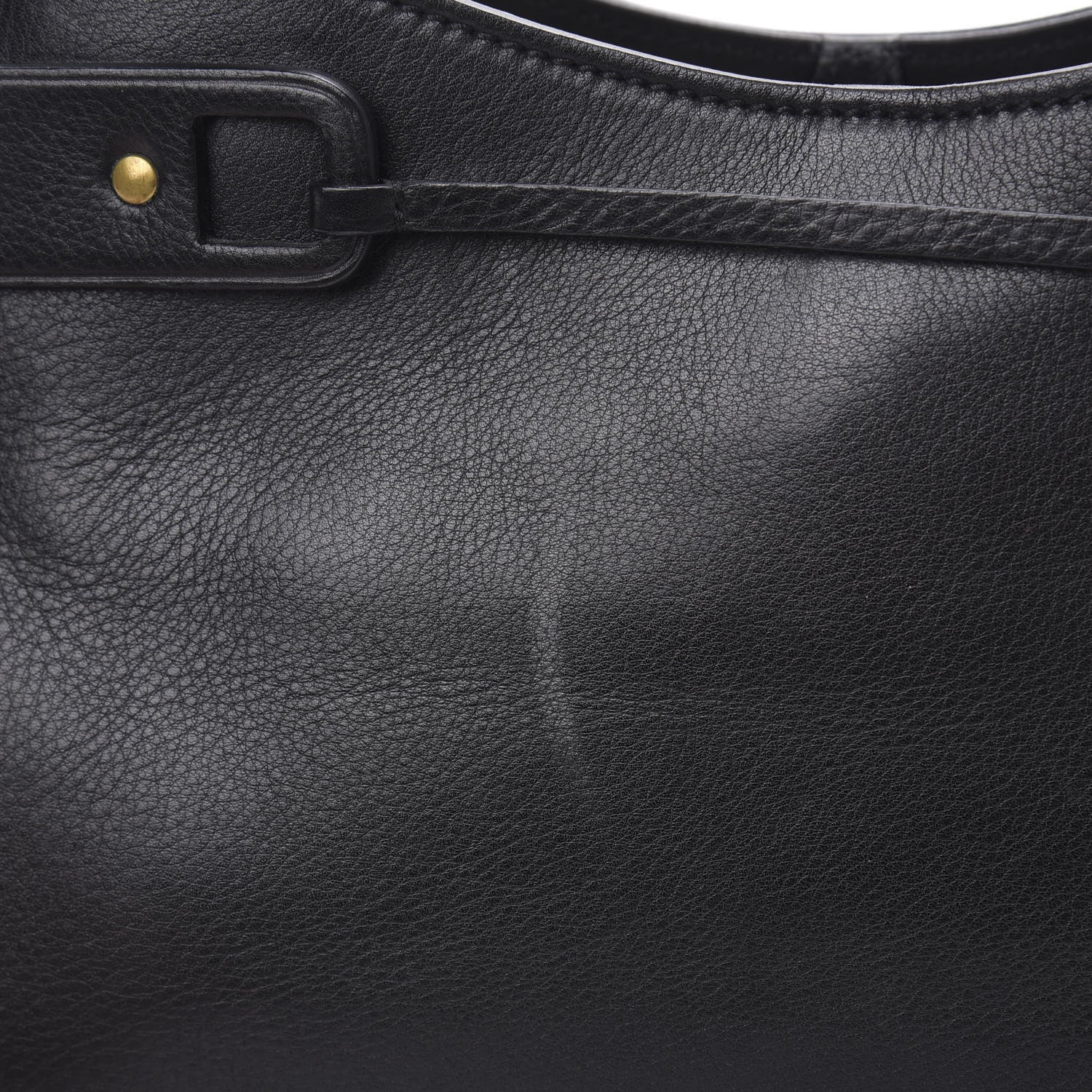 Gucci Calfskin Bamboo Handle Tote Black 11 of 11
