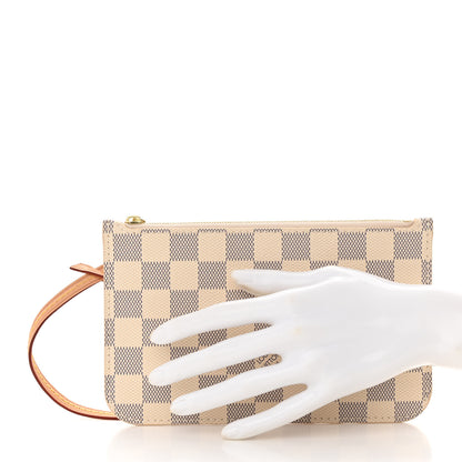 Louis Vuitton Damier Azur Neverfull PM Pochette 2 of 7