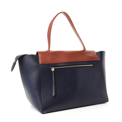 Celine Smooth Calfskin Large Bi-Color Belt Bag Midnight 3 of 12