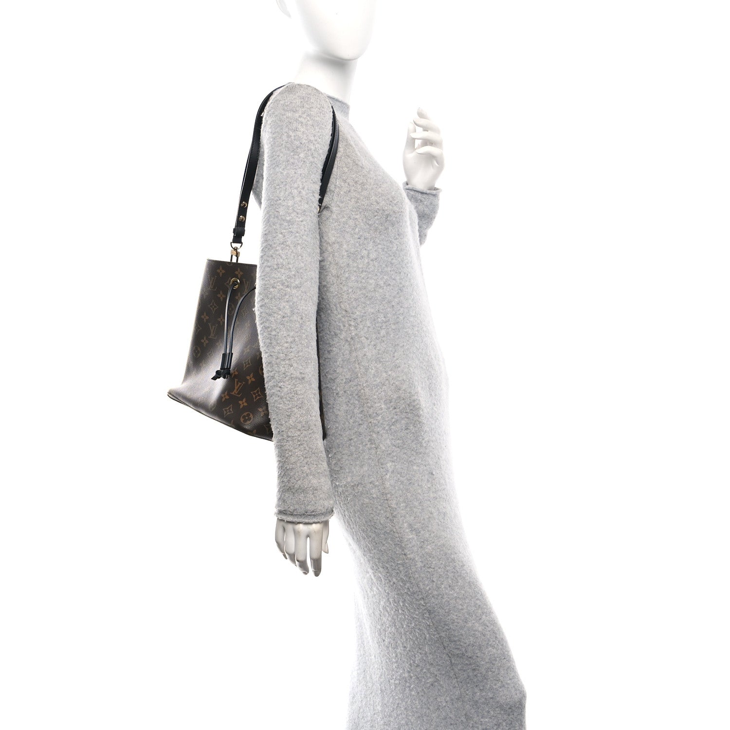 Louis Vuitton Monogram Neonoe MM Black 2 of 10