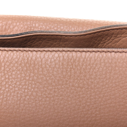 Gucci Pebbled Calfskin Medium Soho Flap Crossbody Camelia 15 of 25