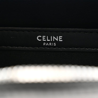 Celine Triomphe Canvas Top Handle Messenger Box Black 6 of 9