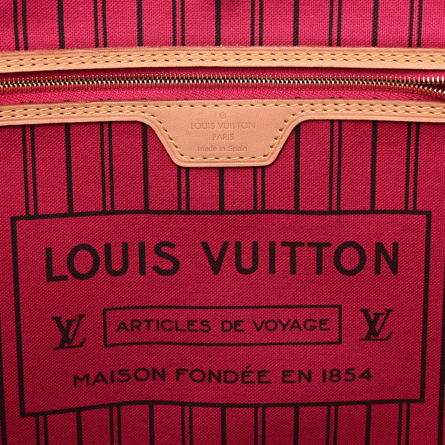 Louis Vuitton Monogram Neo Neverfull MM Fuchsia 6 of 11