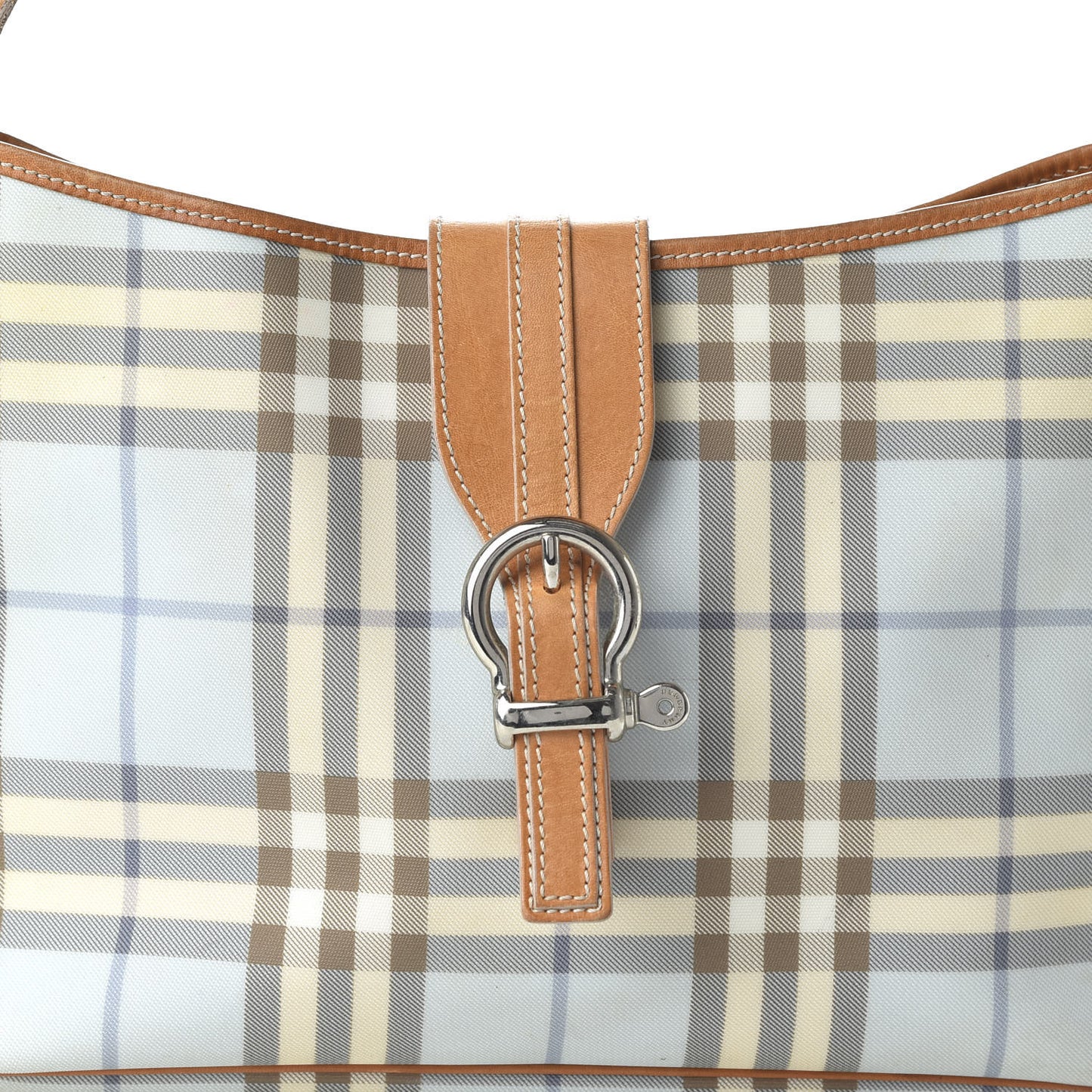 House Check Shoulder Bag Blue