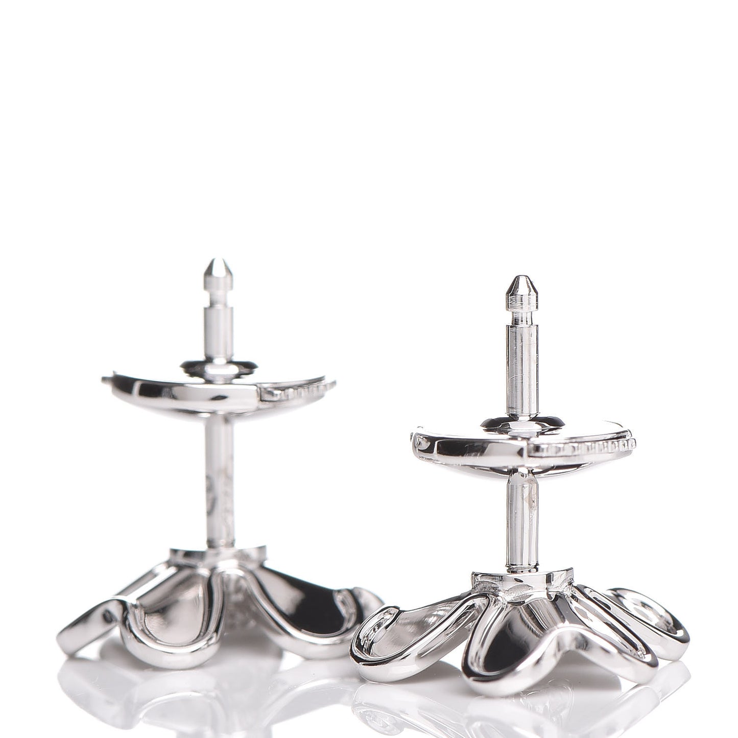 18K White Gold Diamond Mini Frivole Earrings