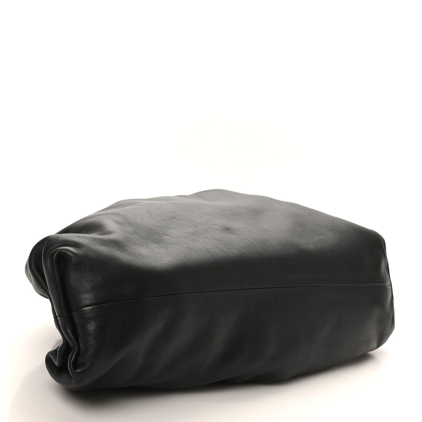 Smooth Butter Calf The Pouch Oversized Clutch Black