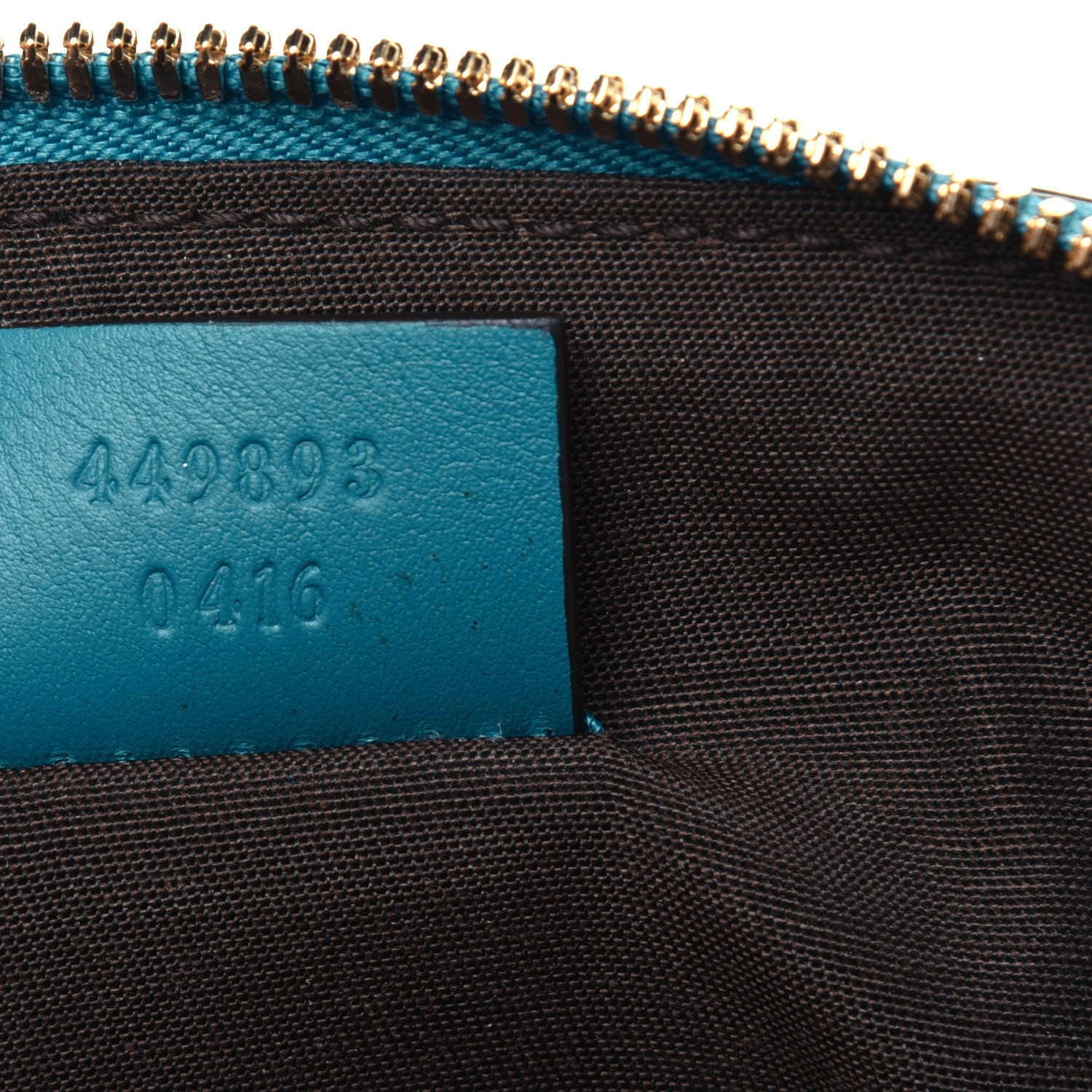 Gucci Microguccissima GG Cosmetic Case Deep Cobalt 7 of 14