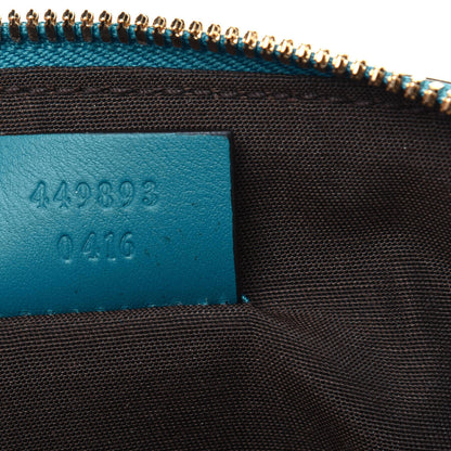 Gucci Microguccissima GG Cosmetic Case Deep Cobalt 7 of 14