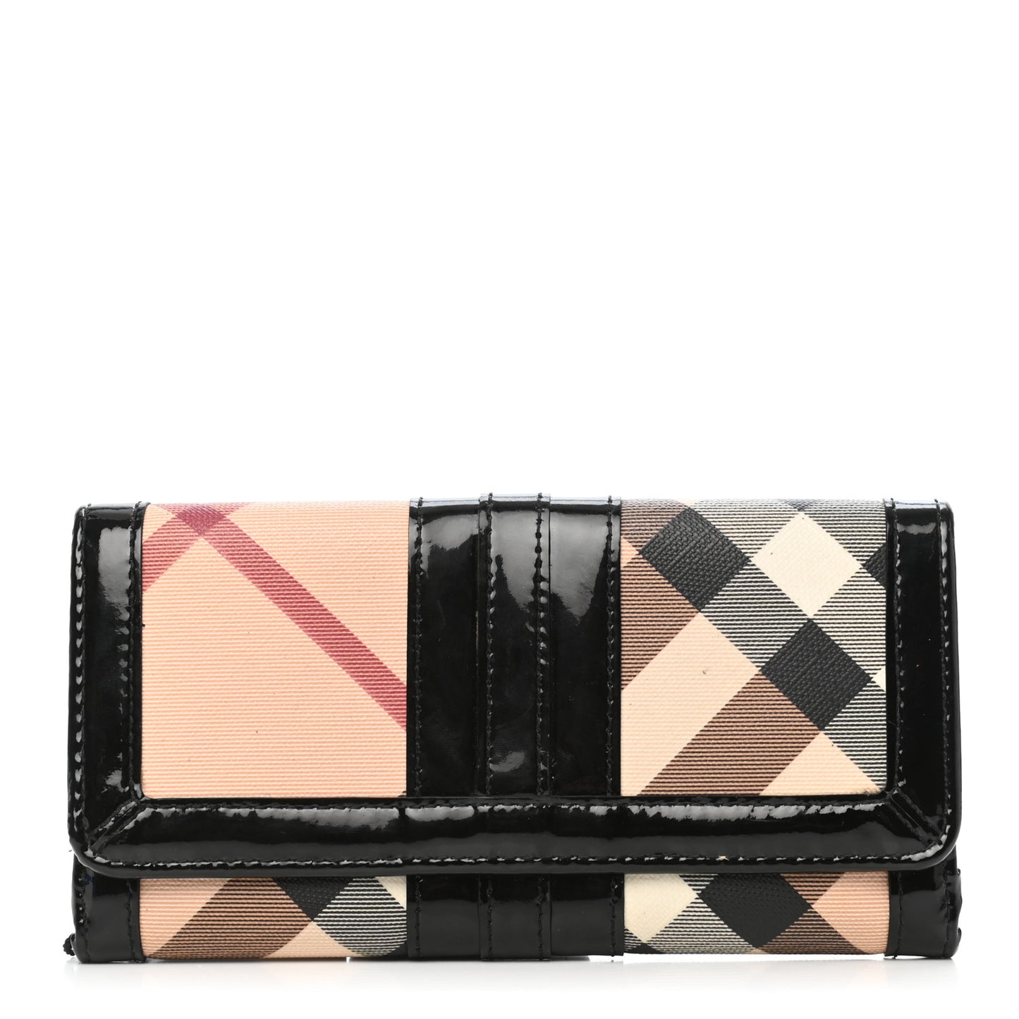 Nova Check Penrose Continental Wallet Black