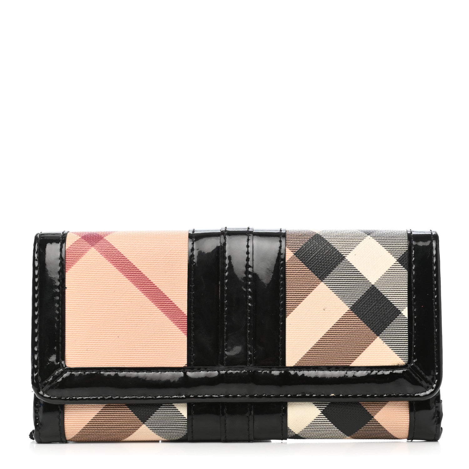 Burberry Nova Check Penrose Continental Wallet Black 1 of 11