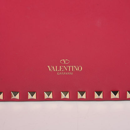 Valentino Garavani Nappa Rockstud Wristlet Clutch Cyclamin 6 of 10