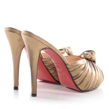 Christian Louboutin Calfskin Greissimo 120 Slide Sandals 37 4 of 6